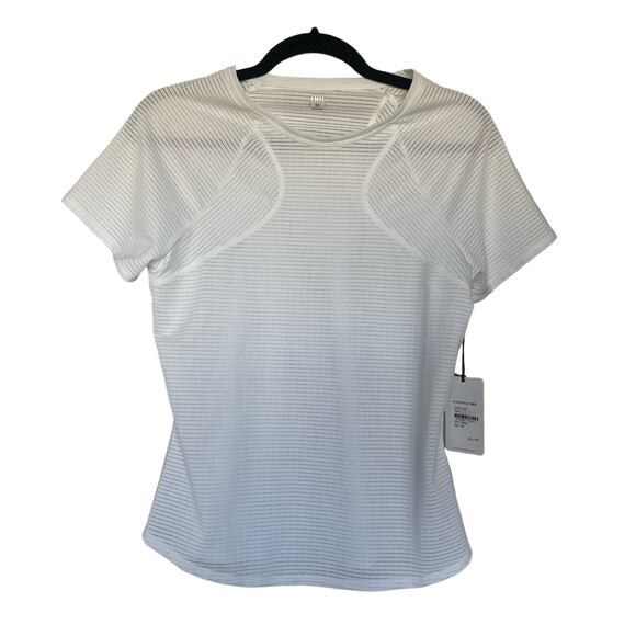 TAIL Opal Top Chalk White Short Sleeve Activewear Women’s Size Medium - Picture 4 of 9